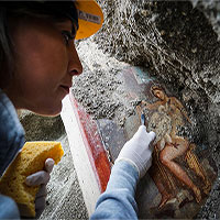 Italia: Tìm thấy bức tranh La Mã cổ về chủ đề "phong the" tại Pompeii