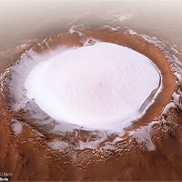 Giáng Sinh trên sao Hỏa: ESA công bố bức ảnh băng tuyết tuyệt đẹp ở hành tinh Đỏ