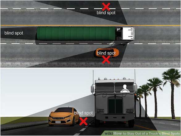 Đi gần xe container, làm sao để an toàn?