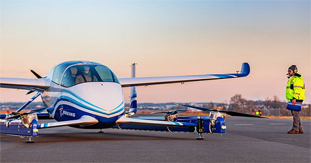 Ô tô bay của Boeing cất cánh, làm "nóng" cuộc đua vận tải trên không