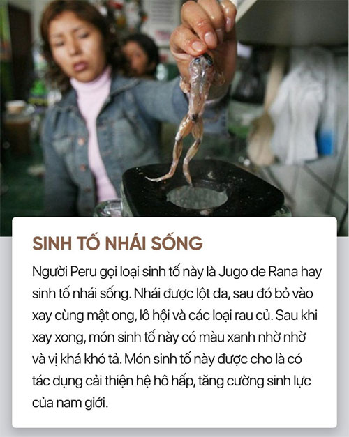 Có những loại đồ uống mà nghe thành phần thôi đã muốn... chạy xa ngàn cây số