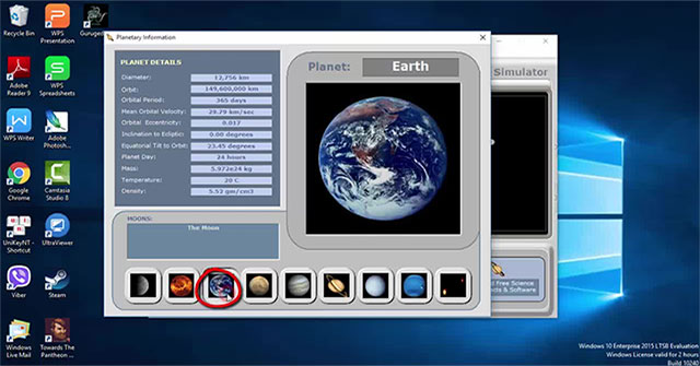 TOP ứng dụng khám phá vũ trụ, hệ mặt trời trên PC