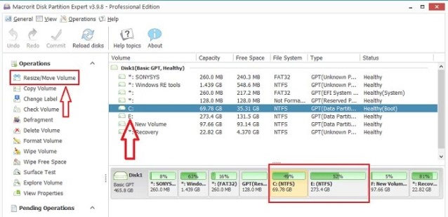 Cách tăng dung lượng ổ C trên Windows 10, 8, 7...