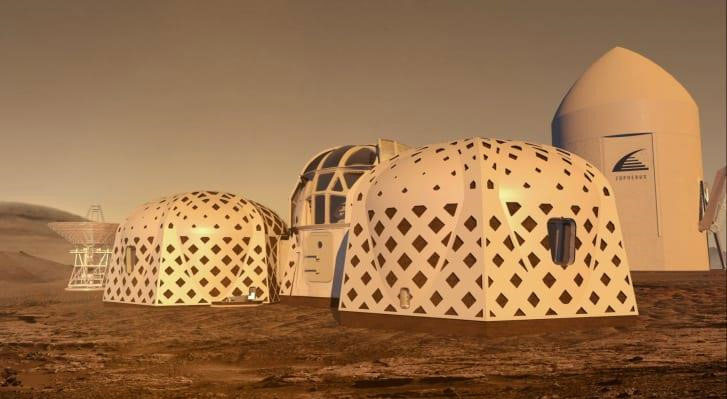 Công bố 3 mẫu nhà trên Mặt trăng và sao Hỏa - KhoaHoc.tv
