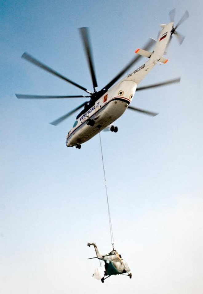 Khám phá trực thăng khổng lồ Mi-26 của Nga: Đã từng chở hóa thạch voi ma mút và máy bay chở khách cỡ nhỏ