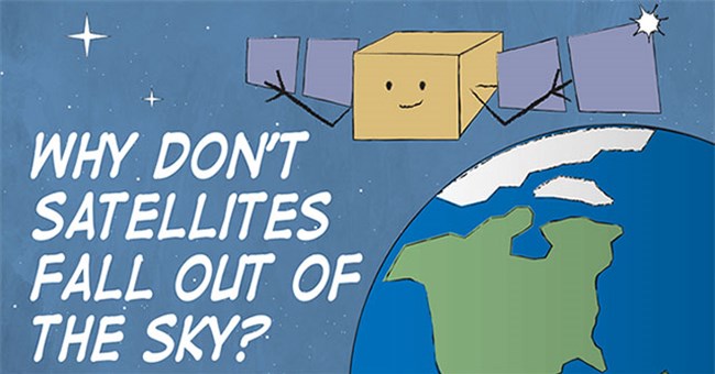 Vì sao vệ tinh không rơi khỏi bầu trời?