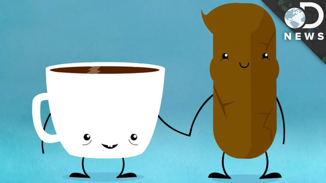 Khoảng 30% những người uống cà phê xong sẽ buồn đi đại tiện.