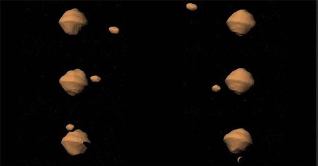 Cặp tiểu hành tinh nguy hiểm áp sát Trái đất đêm nay