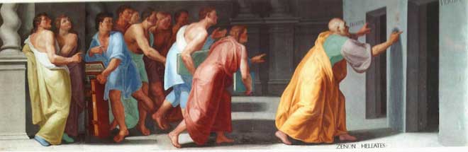 Đây là lời giải cho nghịch lý nổi tiếng của Zeno, về anh hùng Achilles chạy đua với con rùa
