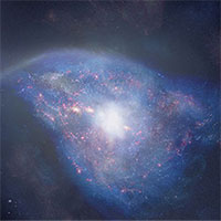 Phát hiện vụ sáp nhập thiên hà cách đây 13 tỷ năm
