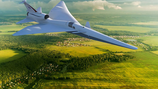 Tương lại, bạn có thể bay xuyên quốc gia nhờ máy bay siêu thanh của Lockheed Martin