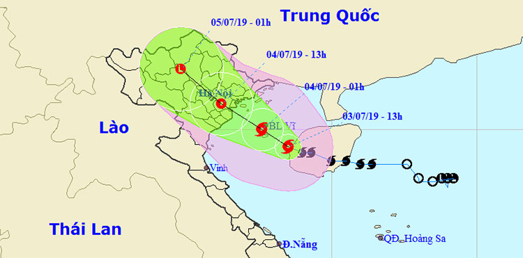 Trọng tâm bão số 2 đổ bộ vào Hải Phòng, tuyệt đối không được chủ quan
