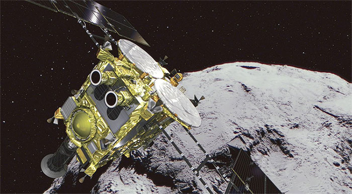 Tàu thám hiểm Nhật Bản thu thập mẫu đá ở tiểu hành tinh Ryugu