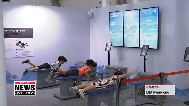 Học bơi và lặn không ướt áo nhờ công nghệ