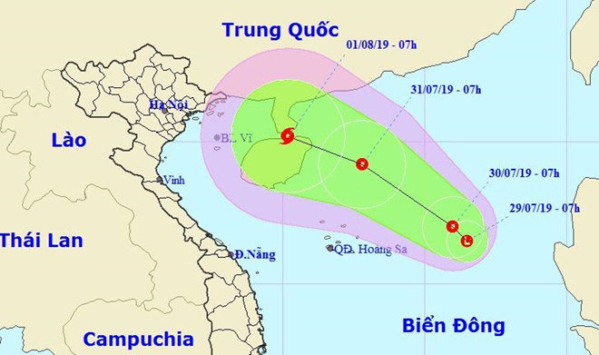 Xuất hiện vùng áp thấp trên biển Đông, có thể hướng vào Việt Nam