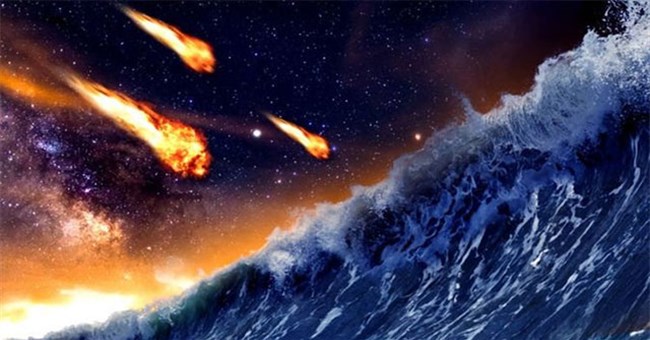 Va chạm với tiểu hành tinh, cơn sóng thần cao hơn 300m đã nhấn chìm sao Hỏa