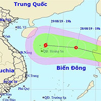 Áp thấp nhiệt đới có thể vào biển Đông trong 2 ngày tới