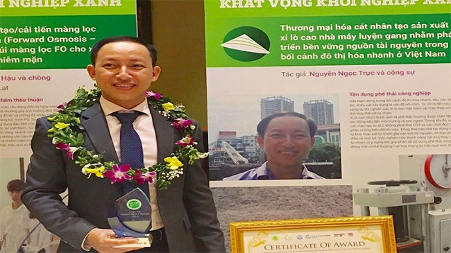 Sản xuất cát nhân tạo từ xỉ thải nhà máy luyện gang