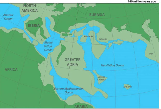 Greater Adria - lục địa đã mất nằm sâu trong lòng đất, thứ đã góp phần hình thành dãy Alps