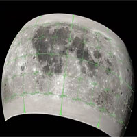 Bản đồ 3D chi tiết bề mặt Mặt trăng