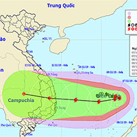 Nakri có thể là bão mạnh nhất từ đầu năm ở biển Đông