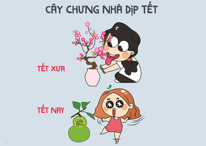 Sự khác biệt thú vị giữa Tết xưa và Tết nay