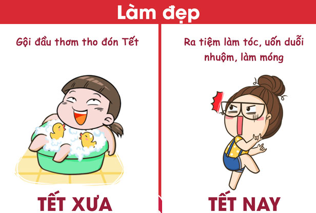 Làm đẹp đón tết