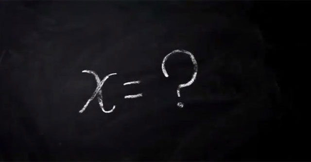 X là chữ cái dùng để chỉ một ẩn số trong toán học hay để chỉ một gì?