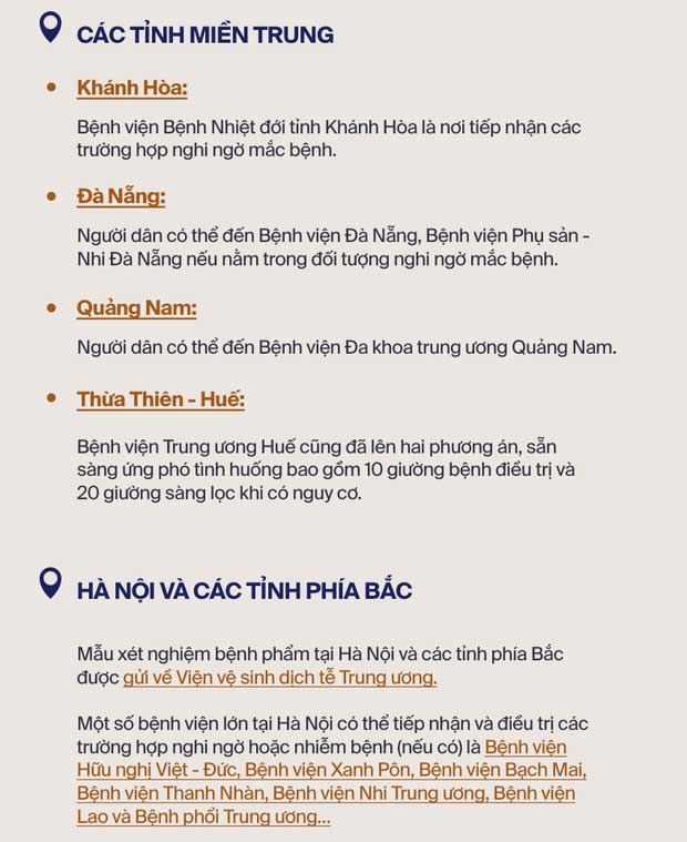 Người dân có biểu hiện hoặc nhiễm virus corona sẽ được điều trị ở đâu?