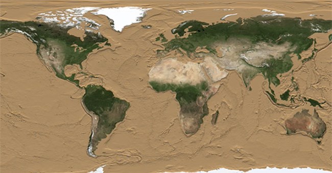 Nếu hút hết nước khỏi biển, Trái đất sẽ trông như thế nào?