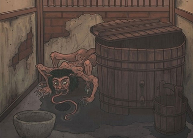 Akaname: Con quỷ chuyên dọn dẹp phòng tắm, nhà vệ sinh