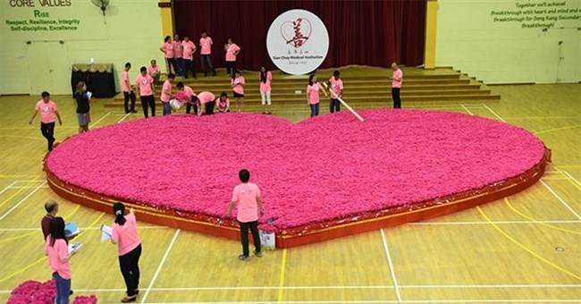 14 kỉ lục thú vị về ngày Valentine