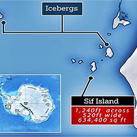 Lộ diện hòn đảo chưa từng được khám phá ở Nam Cực