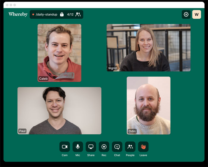 Nhấn vào ảnh để phóng to Whereby