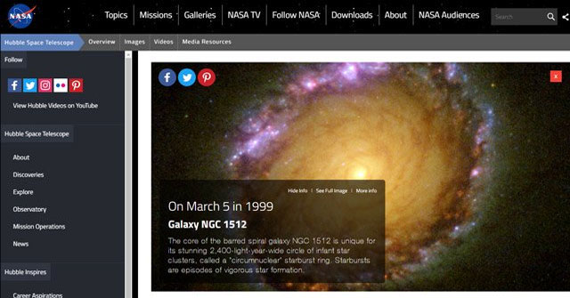 Ngày bạn ra đời, không gian vũ trụ có điều gì đặc biệt? Kính viễn vọng Hubble sẽ cho bạn câu trả lời