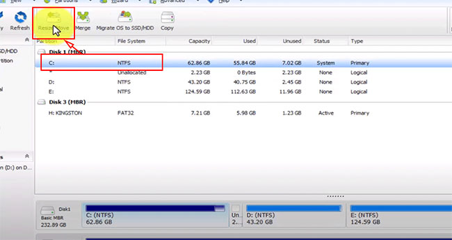 Cách tăng, mở rộng dung lượng ổ C trên Windows 10, 8, 7...