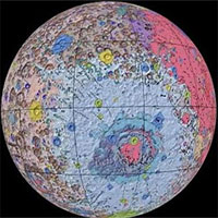 Bản đồ địa chất toàn diện đầu tiên về bề mặt của Mặt trăng