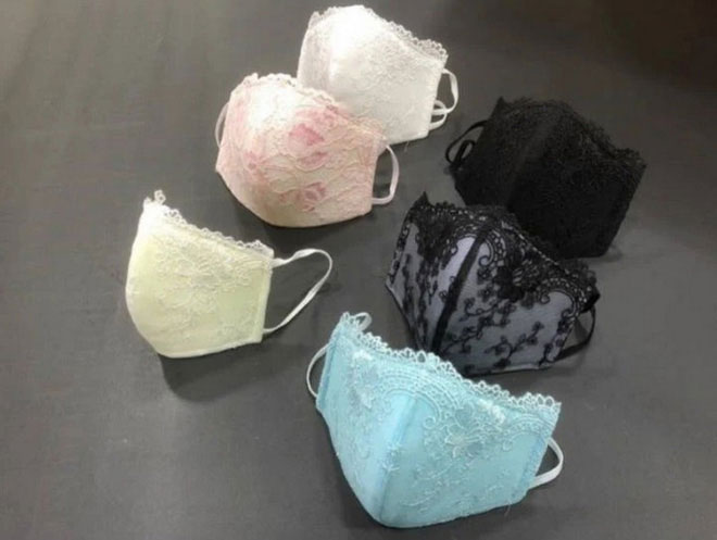 Khẩu trang làm từ áo ngực trở thành sản phẩm bán chạy tại Nhật Bản