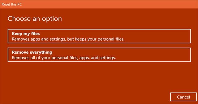 4 cách khôi phục cài đặt gốc cho máy tính Windows