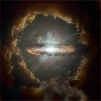 Phát hiện thiên hà hình đĩa cổ xưa nhất