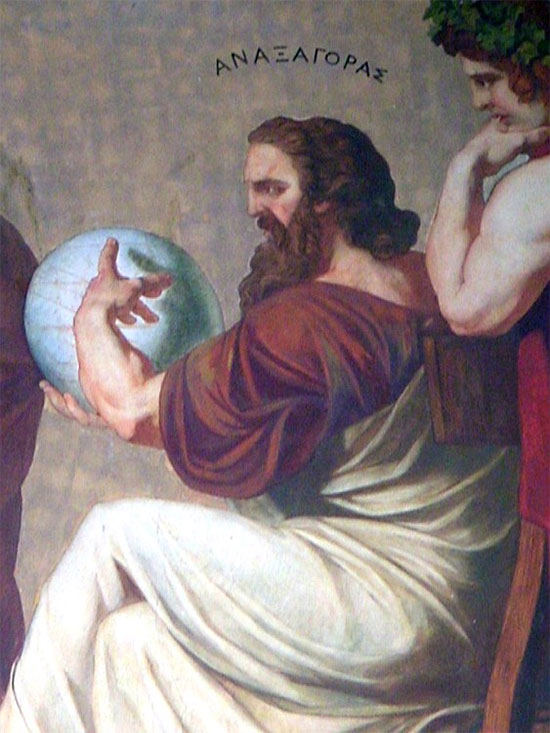 Triết gia Anaxagoras cho rằng, Mặt trăng là một khối đá chứ không phải vị thần quyền lực.