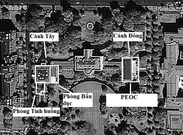 Sơ đồ bố trí của PEOC vào đầu những năm 40.