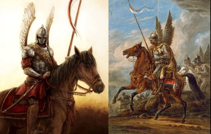 Hình ảnh của "Kỵ binh bay" Hussars huyền thoại của Ba Lan.
