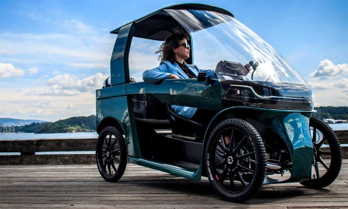 CityQ Car-eBike - Xe đạp điện kiểu dáng ôtô