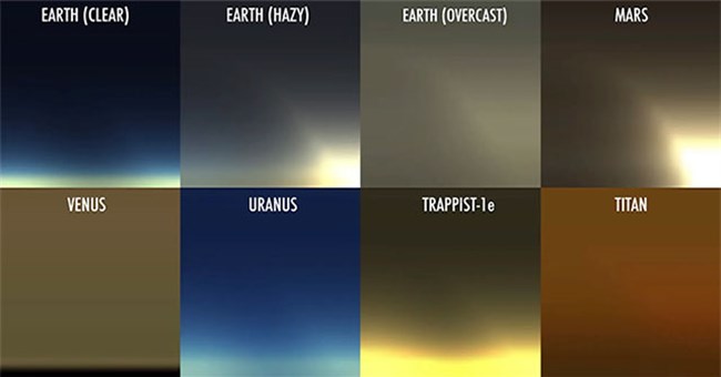 NASA công bố hình ảnh hoàng hôn khi nhìn từ hành tinh khác