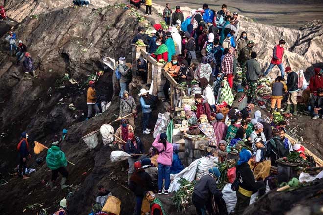 Lễ tế thần Yadnya Kasada độc đáo của người Indonesia