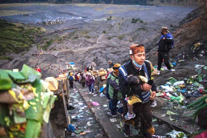 Lễ tế thần Yadnya Kasada độc đáo của người Indonesia