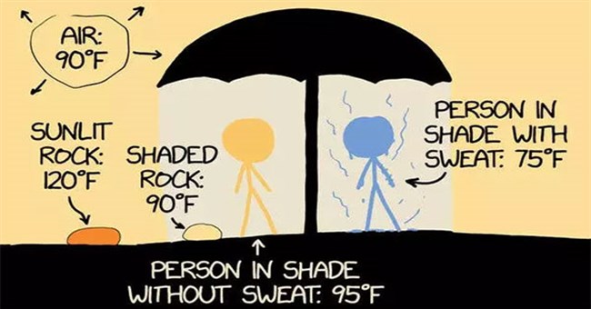 Tại sao thời tiết nóng ẩm ở Việt Nam khó chịu hơn nhiều nóng khô ở Trung Đông?