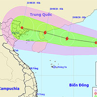 Áp thấp nhiệt đới vào biển Đông đang mạnh lên thành bão