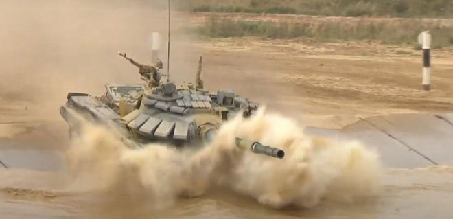Đội xe tăng Việt Nam lần đầu vô địch bảng 2 Tank Biathlon